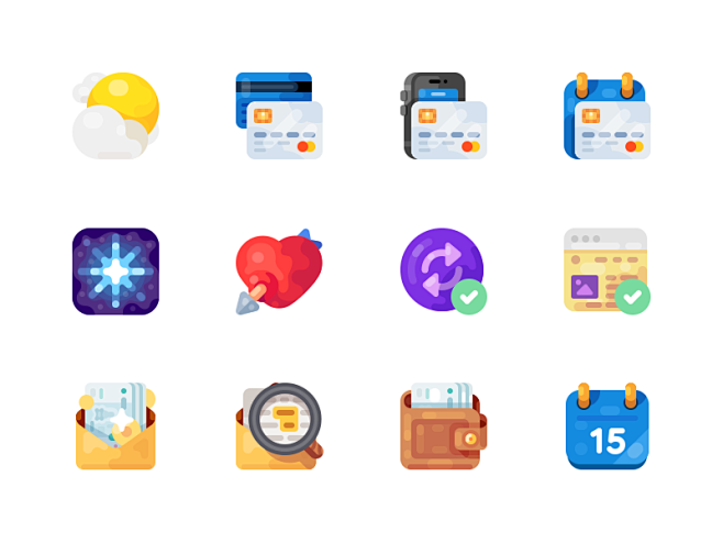 Medium-Sized Icons, ...