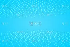 抽象的亮渐变蓝色壁纸与半色调虚点最小的设计背景。说明向量eps10
