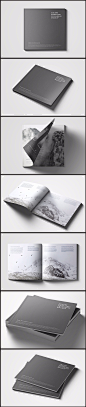 企业画册设计智能贴图模板素材PSD样机 中国风 国外 简洁画册 画册模板 画册智能贴图 