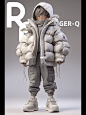 Midjourney练习-DOWN jacket-2