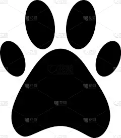 爪子,狗,疤,形状,脚印,黄色,白色,蓝色,黑色,式样