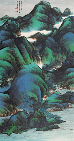 泡沬采集到清山绿水景色画集