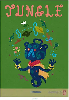 好看！唯美插画 丛林展览 |GAMEUI- 设计圈聚集地 | 游戏UI | 游戏界面 | 游戏图标 | 游戏网站 | 游戏群 | 游戏设计