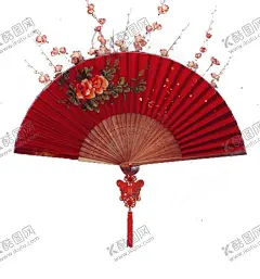 中国风水墨花卉PNG免扣 【酷图网】红梅,古风,飞檐,屋顶,新春,新年,水彩,花卉,海棠花,樱花,桃花,工笔画,点缀,装饰,前景,免抠,合成,扇子,素材,梅花,花朵,树枝,枝头,手绘,海报,设计,插画,插图,明信片,冬日,冬季,春天,背景,