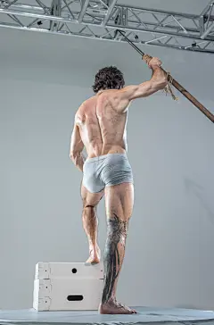 战士角色人物动态素材 游戏原画概念设计 速写插画练习 解剖结构-淘宝网