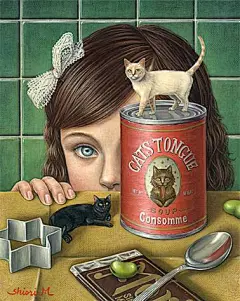 猫之绘画图集丨动物绘画平面插画