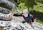 Photograph Happy woman climbing rock, active holidays. by Maciej Bledowski on 500px