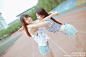 东北林业大学的姑娘们#清新写真分享# #纯色写真# by@鱼拖拖小姐