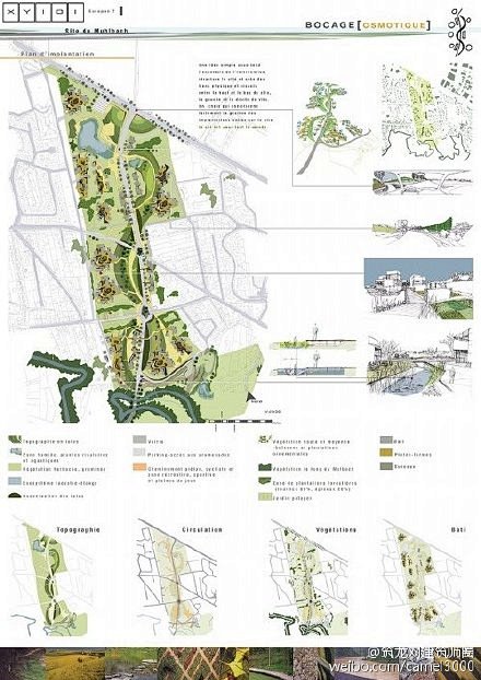 建筑色彩，排版分析