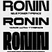 其中包括图片：RONIN - LOGOTYPE EXPERIMENTAL