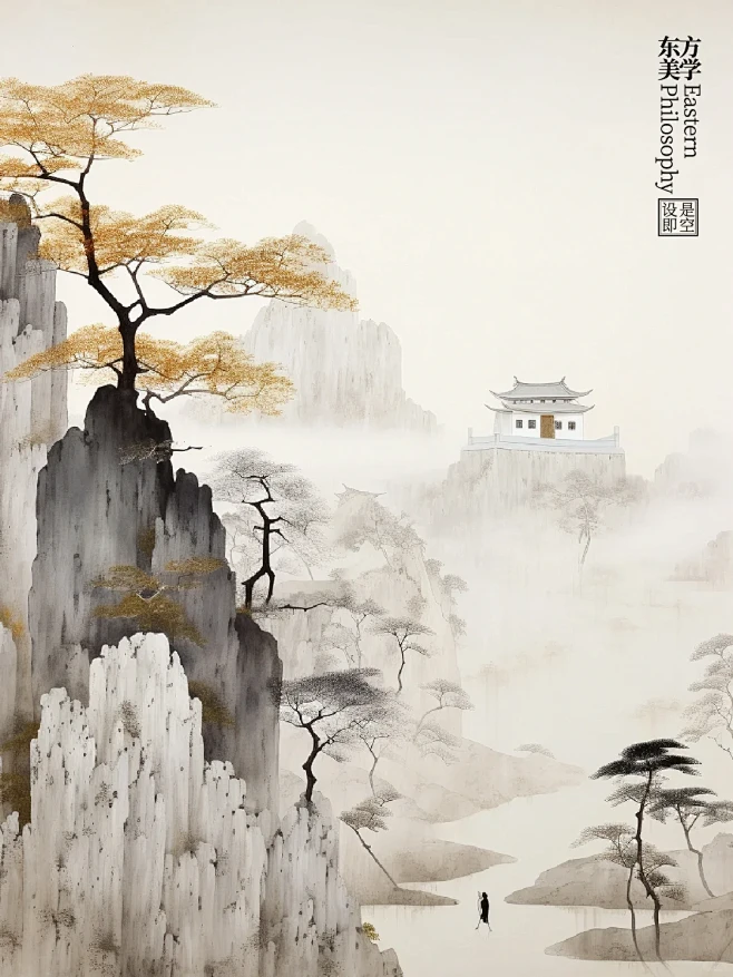 东方美学国画｜AIGC-花瓣网