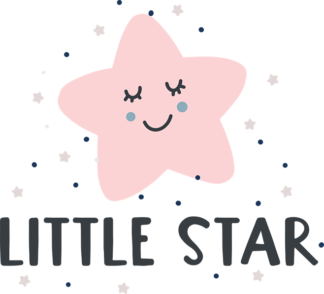 清新卡通可爱睡眠儿童宝宝星星月亮云朵印花...