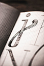 hand lettering: 