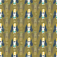 可爱的,狗,小狗,四方连续纹样,热,纯种犬,纺织品,壁纸,巴哥犬,动物