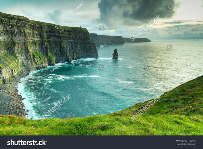Cliffs of Moher at s...