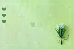 花束,百合花,铃,周年纪念,贺卡,彩色背景,边框,浪漫,简单,春天
