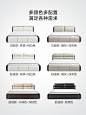 林氏木业1.8米北欧轻奢床真皮床简约现代主卧双人床婚床家具RAB2A-tmall.com天猫