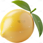 夏季果蔬通用3D立体水果元素素材