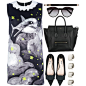 A fashion look from October 2013 featuring shift dress, flat shoes and celine purse. Browse and shop related looks.