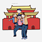 手绘卡通国庆节旅行图片大小2000x2000px 图片尺寸1.01 MB 来自PNG搜索网 pngss.com 免费免扣png素材下载！红色#卡通手绘#可爱人物#朋友旅行#庆祝节日#手绘Q版#手绘卡通国庆节旅行#装饰图案#
