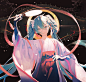 Anime 1338x1280 anime anime girls Hatsune Miku Vocaloid Lirseven Chinese clothing