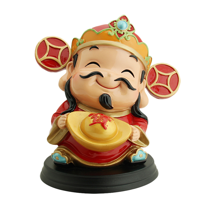 q版财神爷金元宝公仔 #财神# #公仔#...
