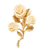 金色玫瑰花png