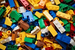 儿童益智颗粒积木散件