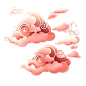 粉色浪漫祥云 (3)