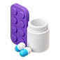 药罐 3d 插图