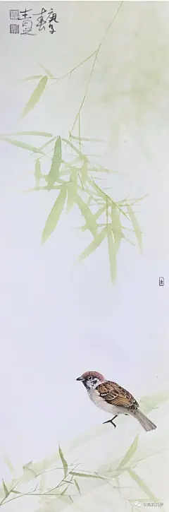 喜欢他画的小麻雀吗？_生活 : ——每天在这里，遇见生活，遇见艺术—— ◆◆◆ *绘画作者/达立涛 读书和不读书的孩子，…