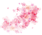 手绘水彩粉色花瓣|粉色花瓣,水彩花瓣,手绘花瓣,粉嫩背景素材,png