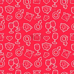 情人节,标签,可爱的,玫瑰,贺卡,信函,浪漫,嘴唇,复古风格,二月