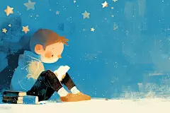 读书打卡插图手绘