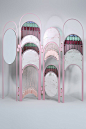 richard yasmine reflects lebanese architecture in pastel-hued furniture collection