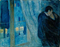 Edvard Munch. Kiss by the Window, 1892 | ART & PHOTOGRAPHY
