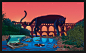 art colors Drawing  ILLUSTRATION  imagination jazz lights mood narrative surreal