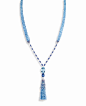<br/>Sunny Side of Life 海蓝宝石白金项链，by Piaget