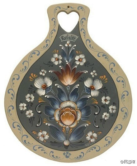 北欧民俗| Rosemaling（玫瑰彩...