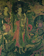 北京西郊，翠微山南麓，有座「法海寺」。寺内壁画，以「光彩炳耀」著称，技法上采用「沥粉堆金 叠晕烘染」的绘法，层层叠染或晕染，或依次而淡，或依次而浓，有些部位叠晕烘染达七层之多。王伯敏在《中国绘画史》中说：「法海寺壁画，虽是15世纪中期的作品，但可以同敦煌的宋元壁画媲美。
