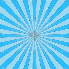 Abstract light  blue sun rays background. Vector.