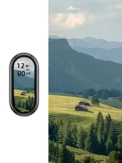小米手环8壁纸分享 | 绿色风景壁纸系列 - 小红书