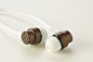 woodbuds naturally crafted wood earphones designboom