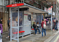 "To celebrate the Year of the Bus (2014), Transport for London, Lego and Trueform have teamed together to build a full size Bus Stop and Shelter completely out of Lego bricks. The bus stop ... is located on Regent Street, London close to Hamley’s Toy