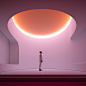 1960s style artwork by james turrell in white room, real photography, high detail, canon eos 35, 35mm f1,8 lens, 8k resolution