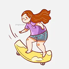 手绘可爱女孩滑板设计元素图片大小2000x2000px 图片尺寸454.17 KB 来自PNG搜索网 pngss.com 免费免扣png素材下载！滑板#卡通#可爱#女孩#手绘#运动#装饰图案#