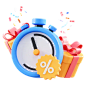 Shopping Party Time  3D Icon