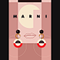Mode moda fashion illustration lines color Minimalism simple