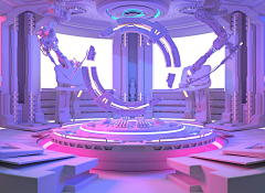 Walkr采集到c4d机器场景
