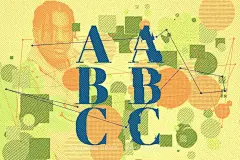 潮流复古艺术雕刻版画条纹半调照片海报做旧特效ps动作插件模板下载_颜格视觉